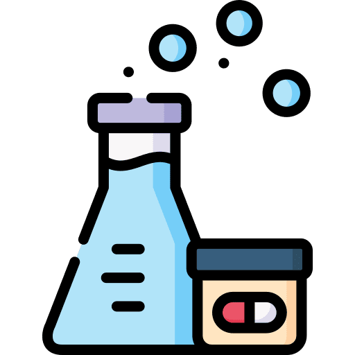 Pharmaceutical flask pill pharmaceutical icon