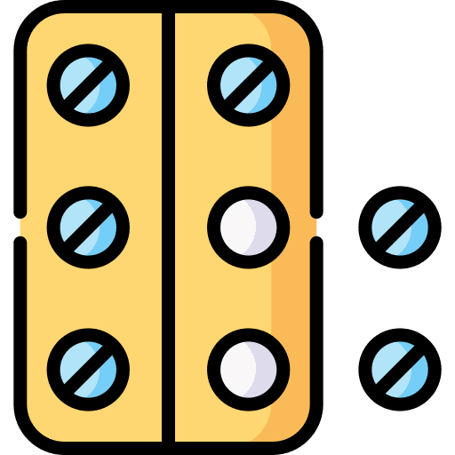 Tablet blister healthcare and medical pharmacy icon