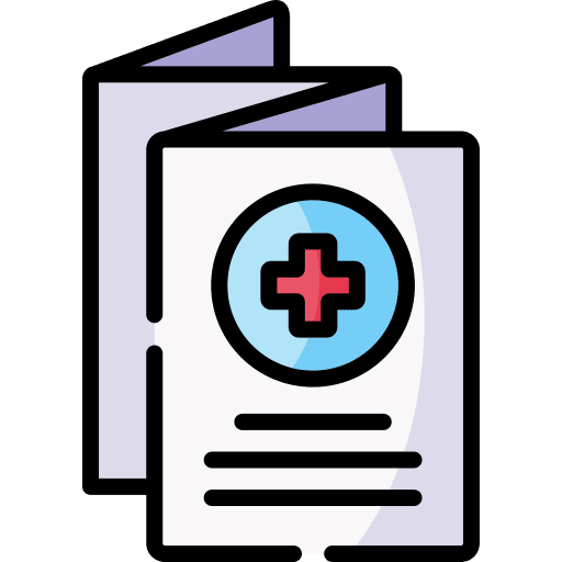Leaflet leaflet healthcare and medical pharmacy icon