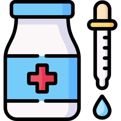 Medicine healthcare and medical medicine diluent icon
