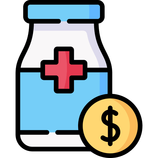 Price money medication price icon