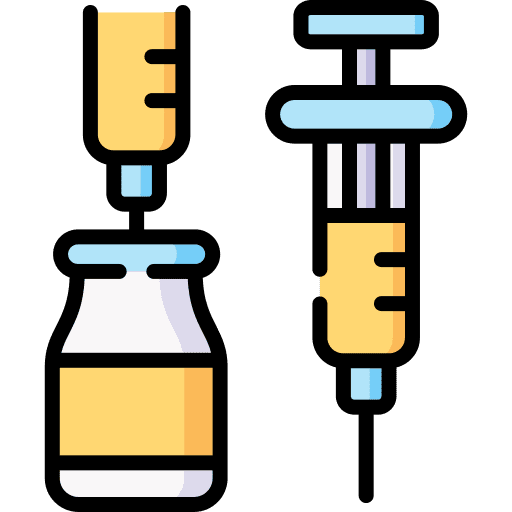 Vaccine healthcare and medical medicine anesthesia icon