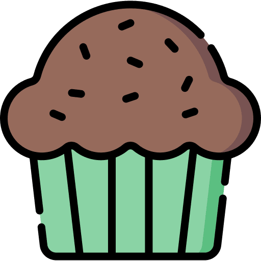 Muffin baked food food and restaurant icon