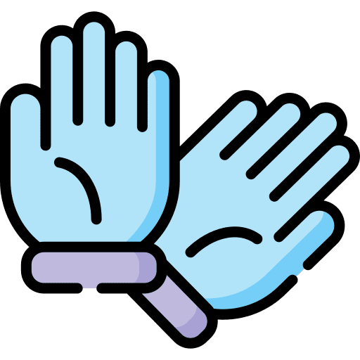 Rubber gloves rubber gloves security healthcare and medical icon