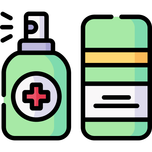 Spray antiseptic healthcare and medical health icon