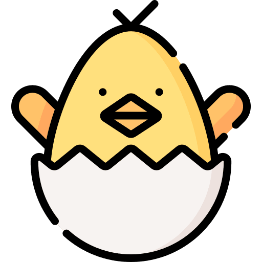Chick season easter chick icon