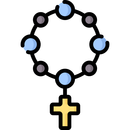 Rosary cross religion cultures icon