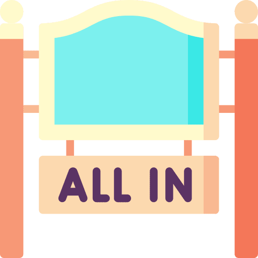 All inclusive signaling accomodation all inclusive icon