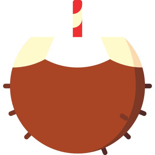 Coconut drink summertime coconut drink holidays icon