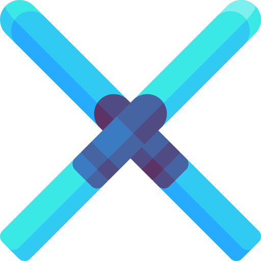 Skis winter sports skis snow icon