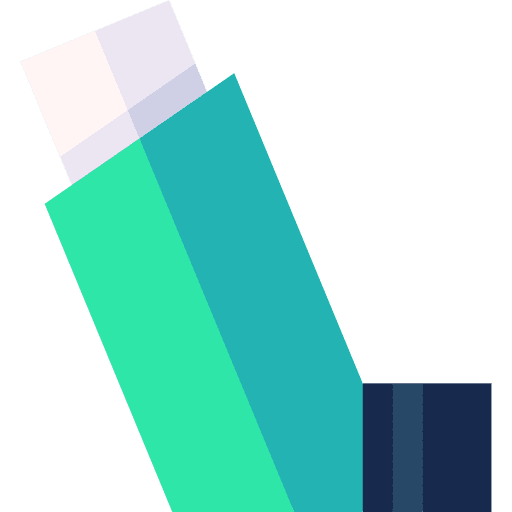 Inhaler asthma puffer bronchodilator icon