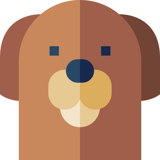 Dog mammal pet animals icon