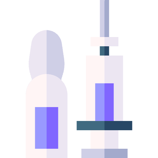 Vaccine healthcare and medical injection vaccine icon