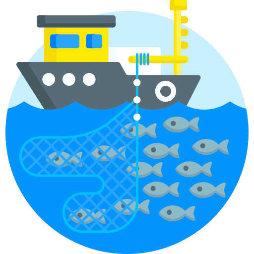 Industrial industrial ecology and environment fish icon