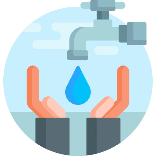 Water scarcity water drop resource ecology and environment icon