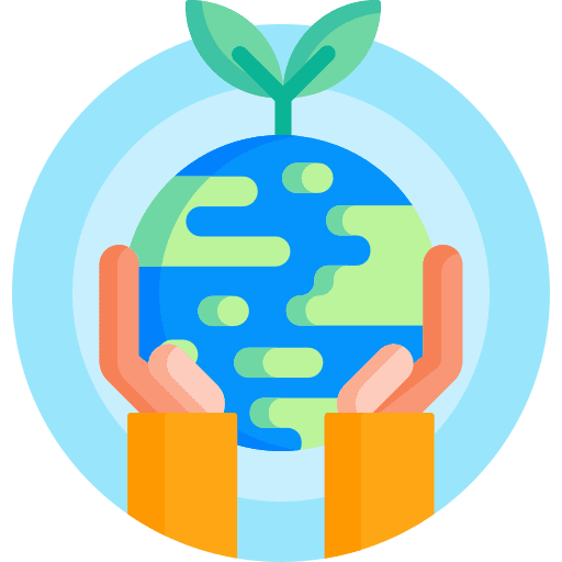 Save the planet save the world care ecology and environment icon