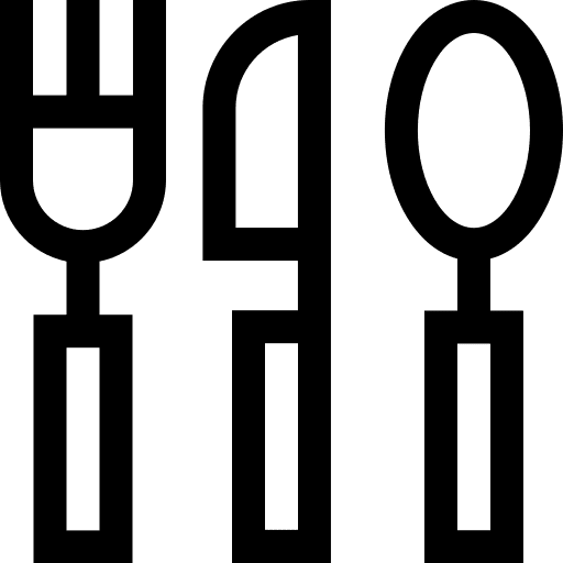 Cutlery set cutlery fork icon