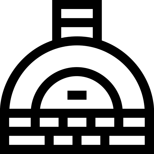 Wood fired oven cooking equipment wood fired oven restaurant icon