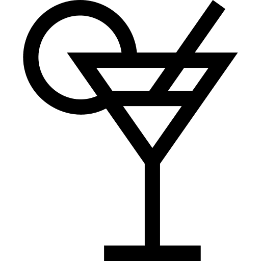 Cocktail glass cocktail food and restaurant icon