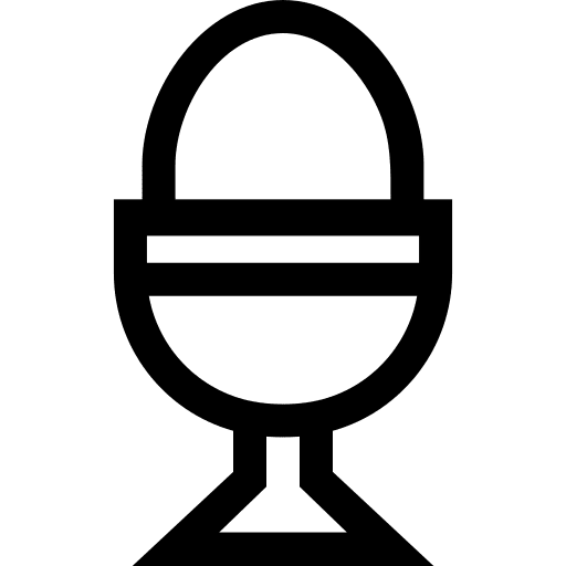 Egg boiled egg food icon