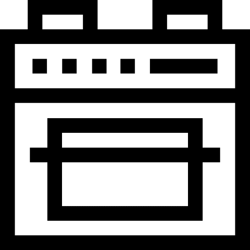 Oven cooking equipment kitchen stove icon