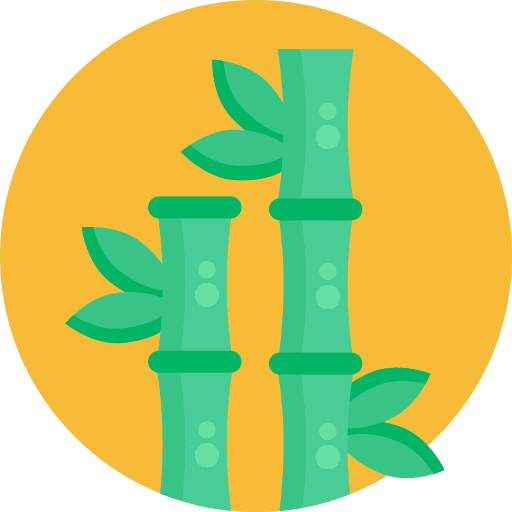Bamboo bamboo traditional cultures icon