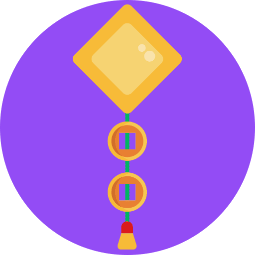 Kite decoration chinese new year kite icon