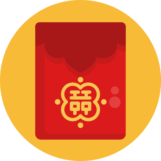 Red envelope traditional money red envelope icon
