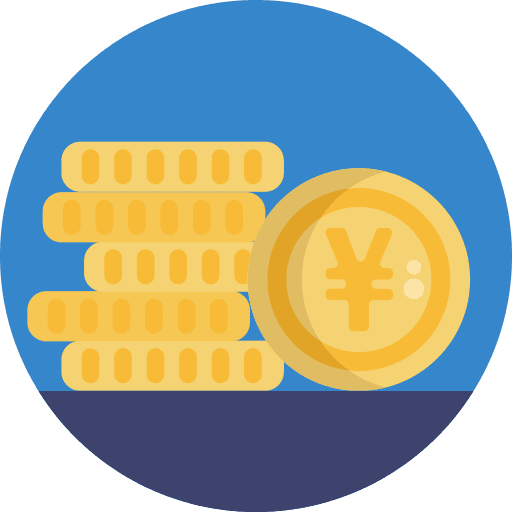 Chinese yuan celebration business and finance traditional icon