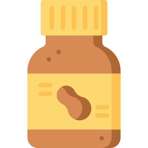 Peanut butter jar shopping salty icon