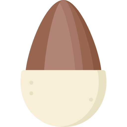 Almond vegetable organic allergen icon
