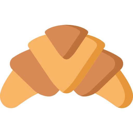 Croissant baked food and restaurant french icon