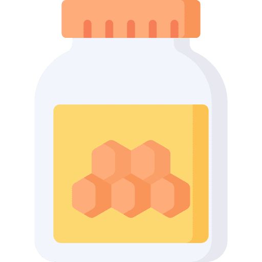 Honey organic honey jar icon