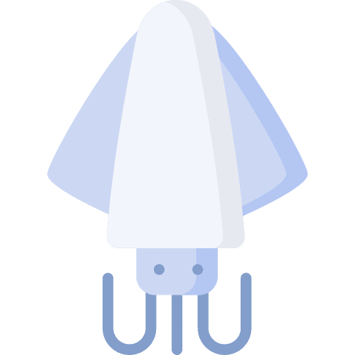 Squid squid food and restaurant animal icon