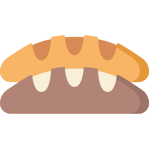Bread meal breakfast toast icon