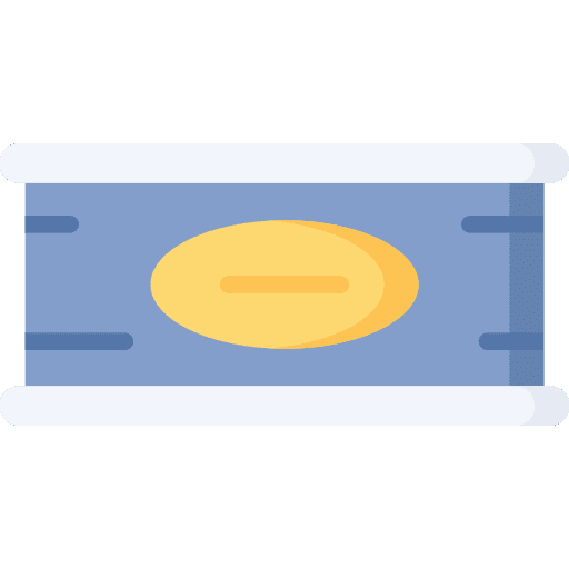 Tuna sardine can animals icon