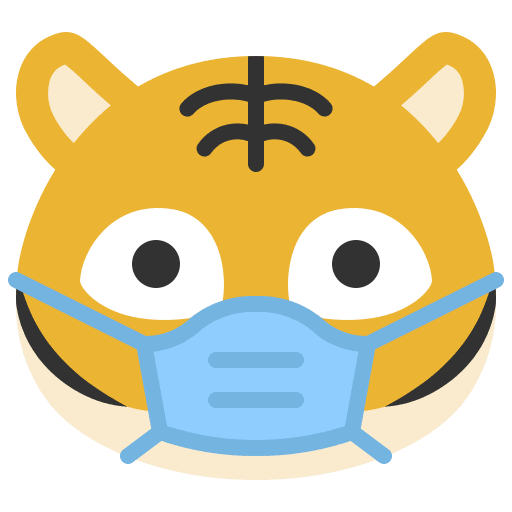 Mask tiger mask smileys icon