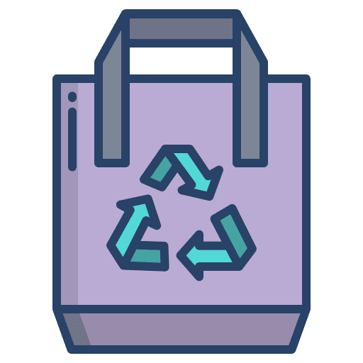 Bag recycle ecology and environment shopping bag icon