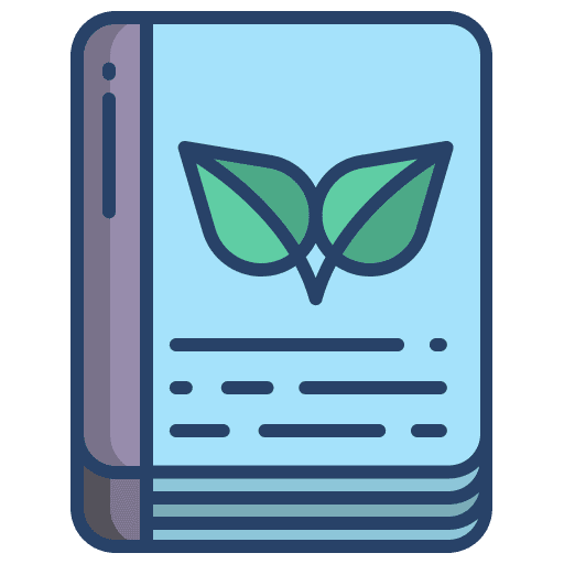 Book book leaf enviroment icon