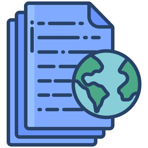 Document environment ecology and environment document icon