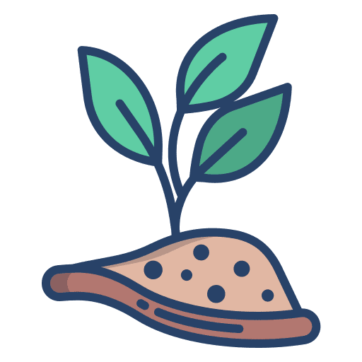 Plant grow garden smart farm icon