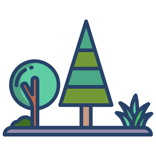 Plants green eco leaves icon