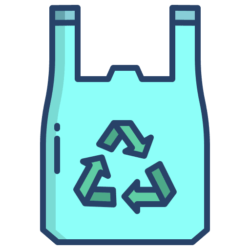 Plastic bag eco bag plastic bag sustainability icon
