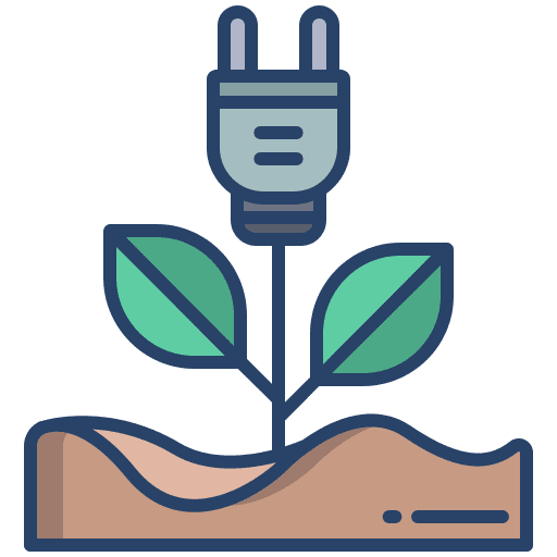 Plug eco friendly ecology and environment sustainable energy icon