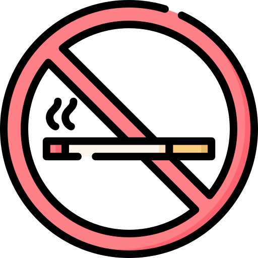 No smoking cultures no smoke sign icon