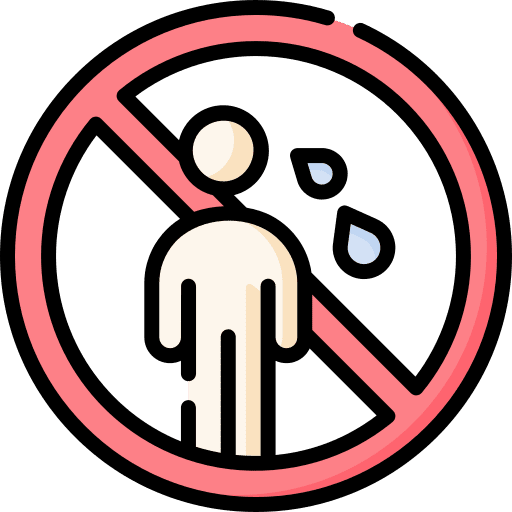 No spit no spit signaling sickness icon