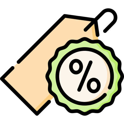 Discount offer shopping store price tag icon