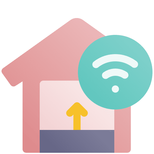 Garage wifi buildings garage icon