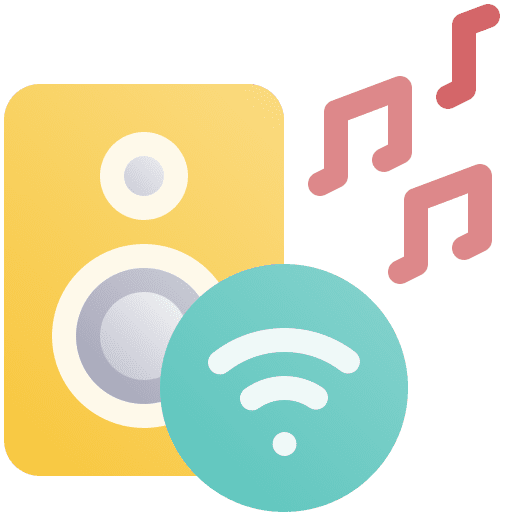 Music controller audio smarthome wifi icon