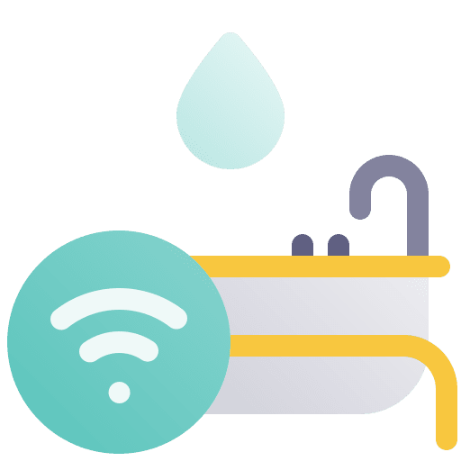 Bathtub bath bathroom control icon